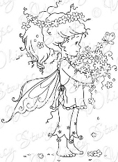 Whimsy Stamps - Wee Stamps - Spring Bringer - Wee Stamps