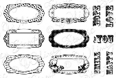 Whimsy Stamps - Stylized Notables 1 - Sentiments Collection
