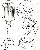 Whimsy Stamps - Li'l Tag-a-longs - Li'l Sweet Tweeter - Elisabeth Bell