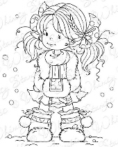 Whimsy Stamps - Wee Stamps - Heidi - Wee Stamps